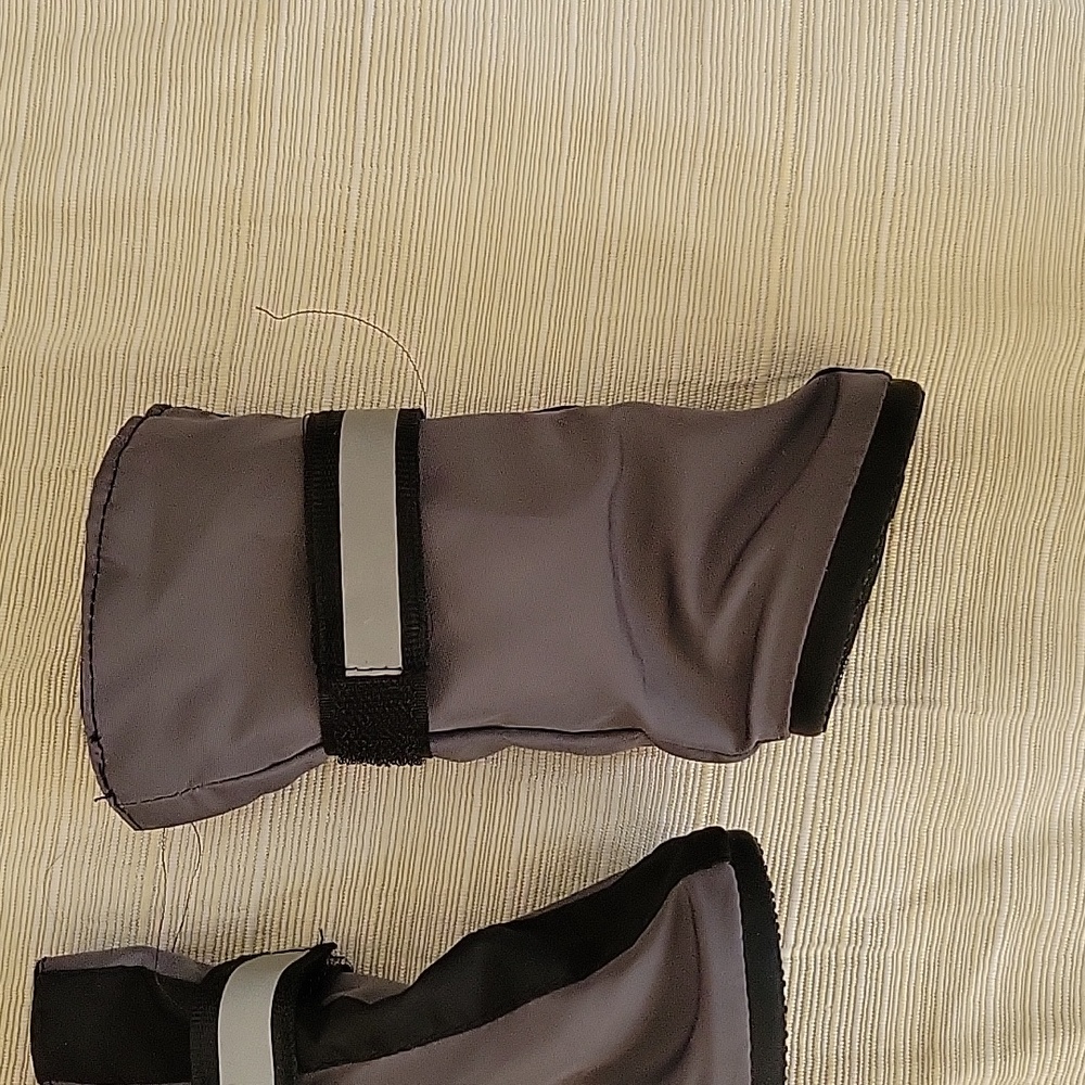 Dog Booties With Reflective Straps - Picture 2 of 3